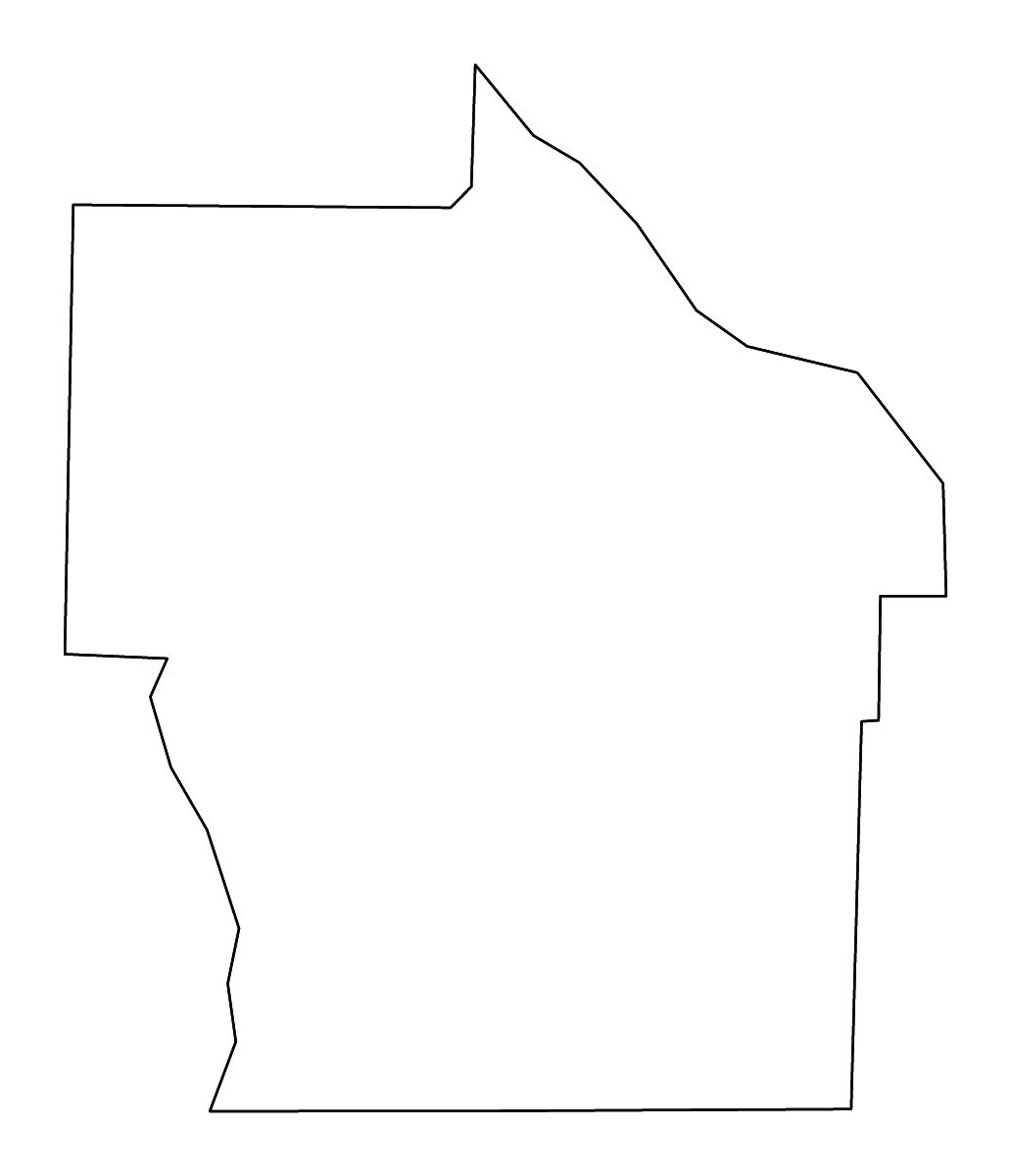 Mapa de contorno de Terrell, Georgia con ríos.