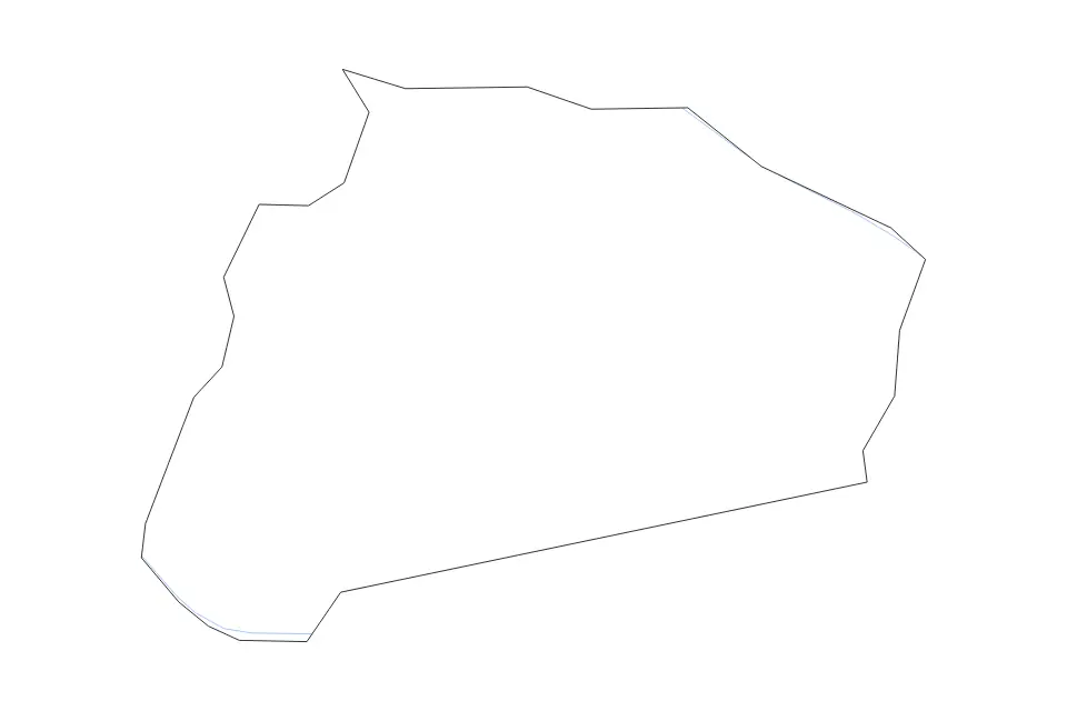 Carte de Treutlen, Georgia de type contour et rivières pour Amérique du Nord, montrant contour et rivières avec des limites nettes.