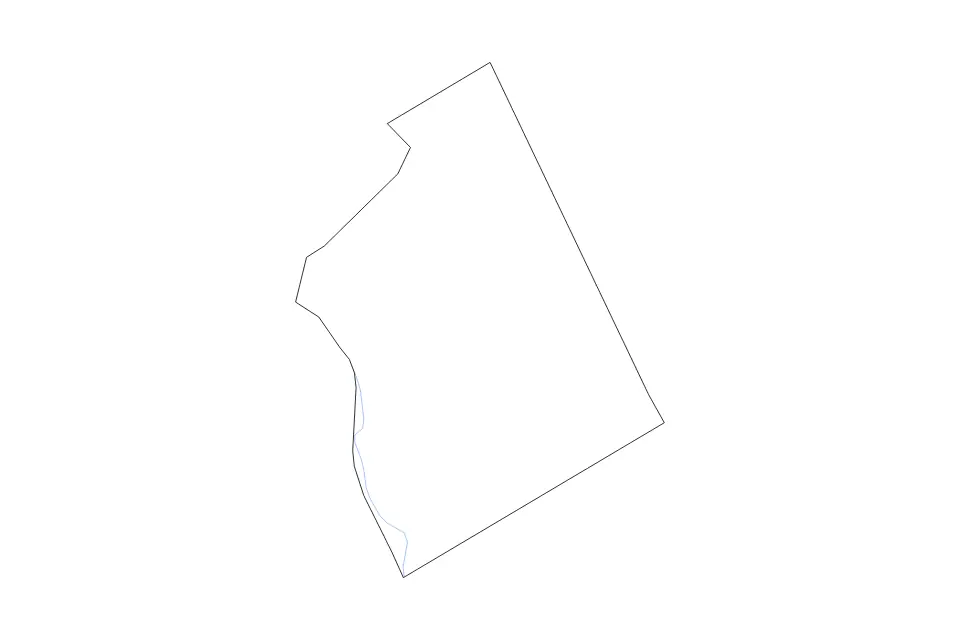 Carte de Twiggs, Georgia de type contour et rivières pour Amérique du Nord, montrant contour et rivières avec des limites nettes.