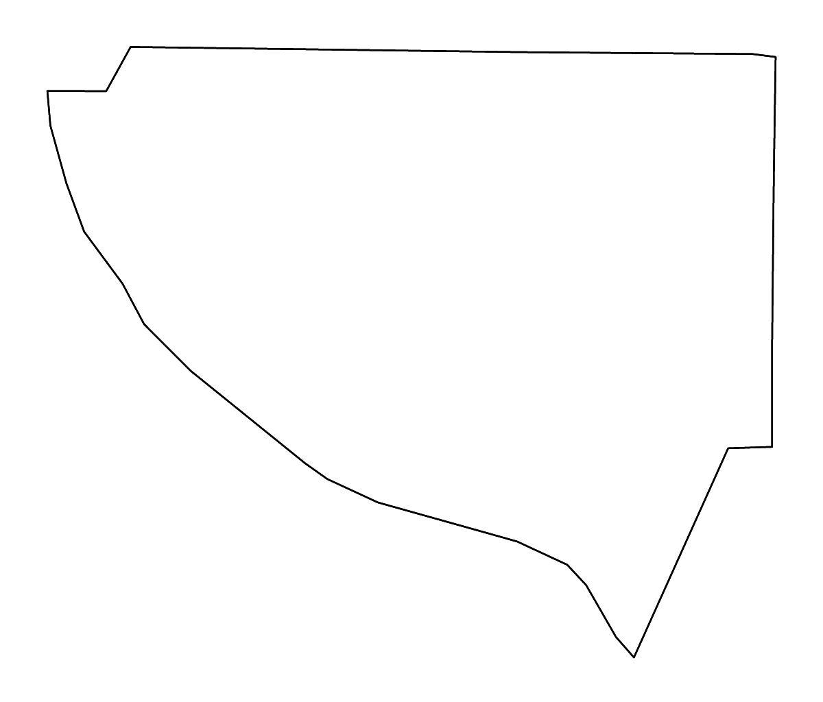 Mapa de contorno de Upson, Georgia con ríos.