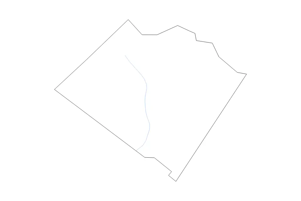 Carte de Walton, Georgia de type contour et rivières pour Amérique du Nord, montrant contour et rivières avec des limites nettes.