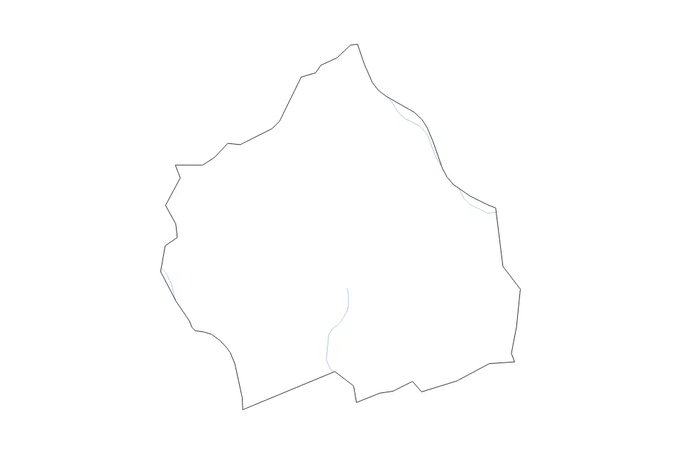 Mapa de Washington, Georgia de tipo contorno y ríos para América del Norte, con contorno y ríos con límites limpios.