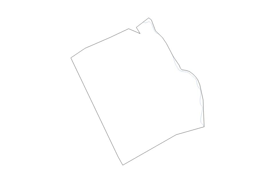 Outline map of Wilkinson County, Georgia with subdivision borders and rivers.