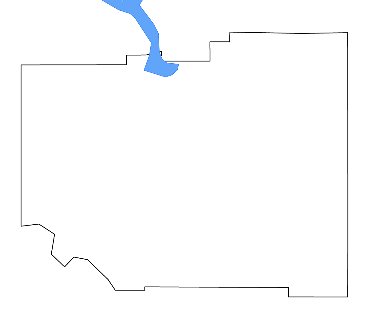 Mapa de contorno de Benewah, Idaho con lagos y ríos.