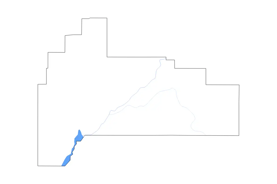 Carte de Bingham, Idaho de type contour, lacs et rivières pour Amérique du Nord, montrant contour, lacs et rivières avec des éléments hydrographiques comme American Falls Reservoir.