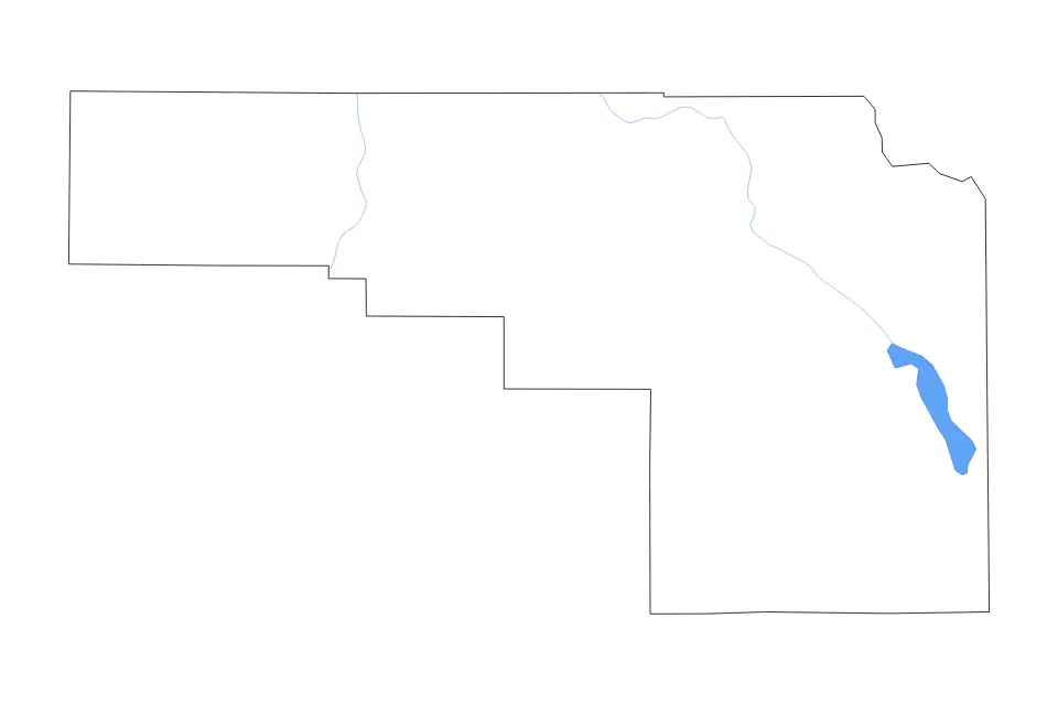 Mapa de Bonneville, Idaho de tipo contorno, lagos y ríos para América del Norte, con contorno, lagos y ríos con elementos de agua como Palisades Reservoir.