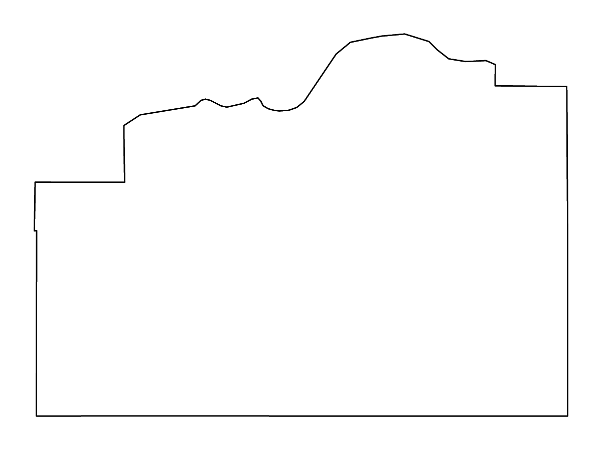 Carte de contour de Cassia, Idaho avec rivières.