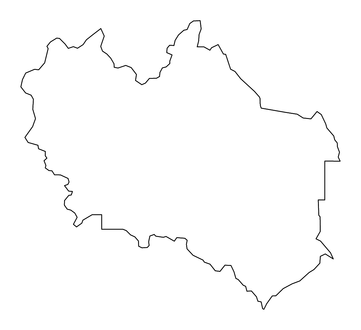 Carte de contour de Custer, Idaho avec rivières.