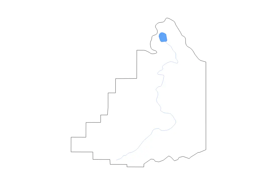 Carte de Fremont, Idaho de type contour, lacs et rivières pour Amérique du Nord, montrant contour, lacs et rivières avec des éléments hydrographiques comme Henrys Lake.