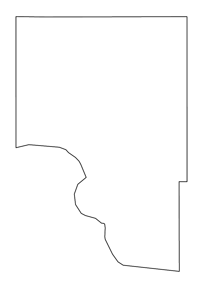 Mapa de contorno de Gooding, Idaho con ríos.
