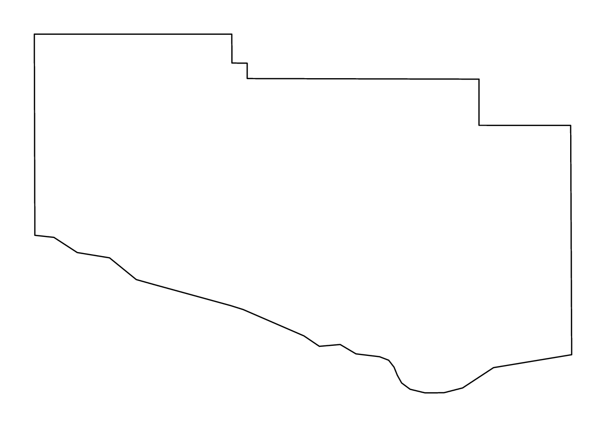 Mapa de contorno de Jerome, Idaho.