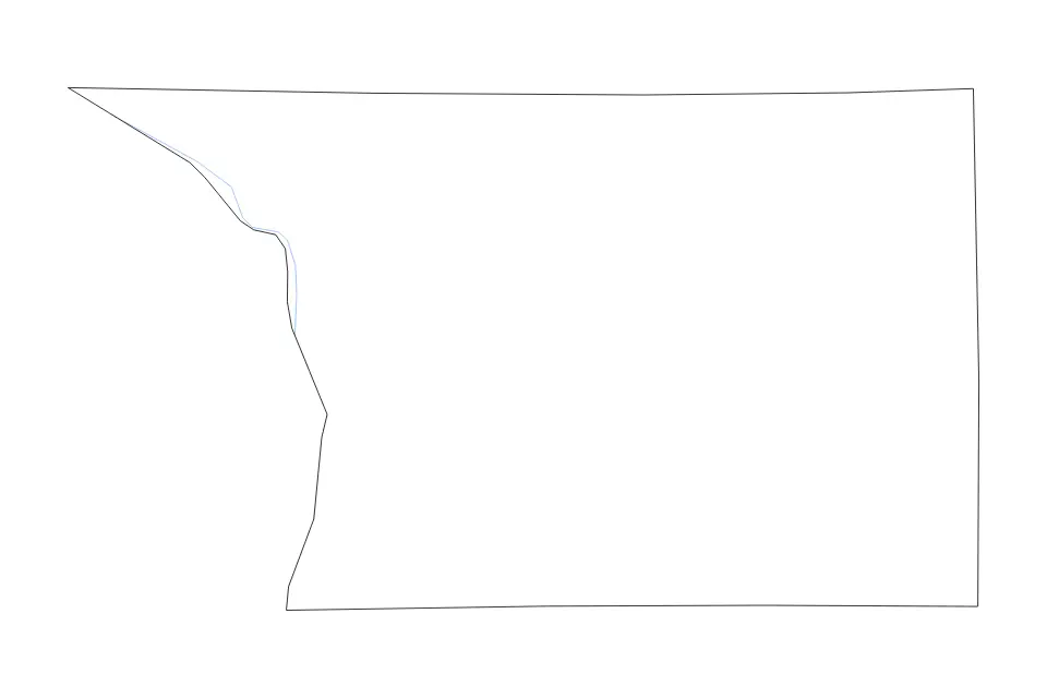 Outline map of Carroll County, Illinois with subdivision borders and rivers.