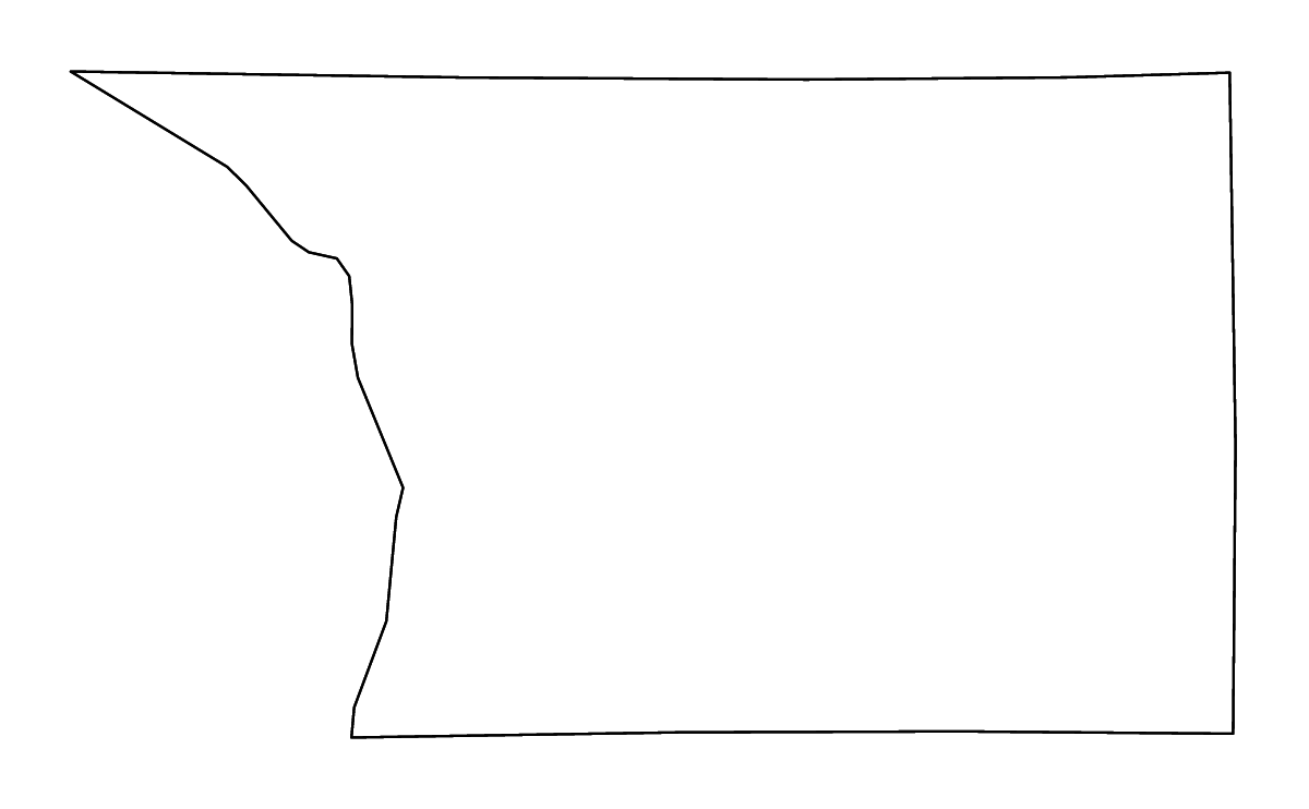 Carte de contour de Carroll, Illinois avec rivières.