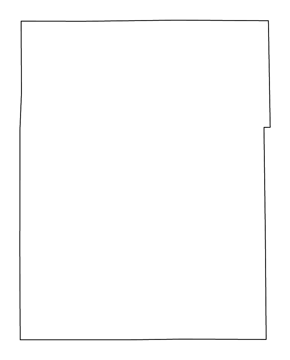 Mapa de contorno de Champaign, Illinois con ríos.