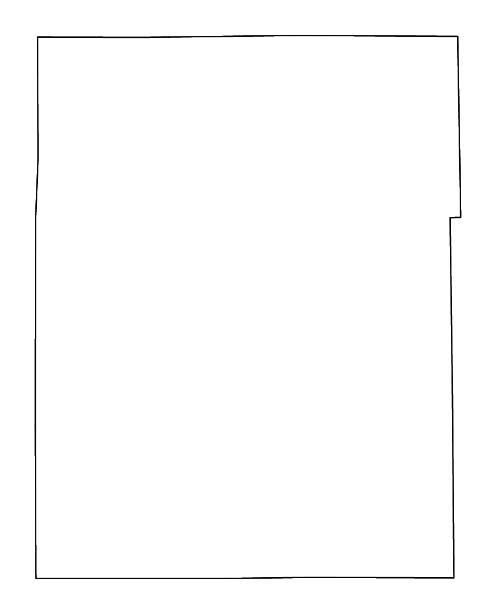 Carte de contour de Champaign, Illinois avec rivières.