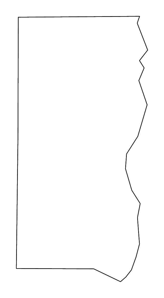 Mapa de contorno de Edwards, Illinois con ríos.