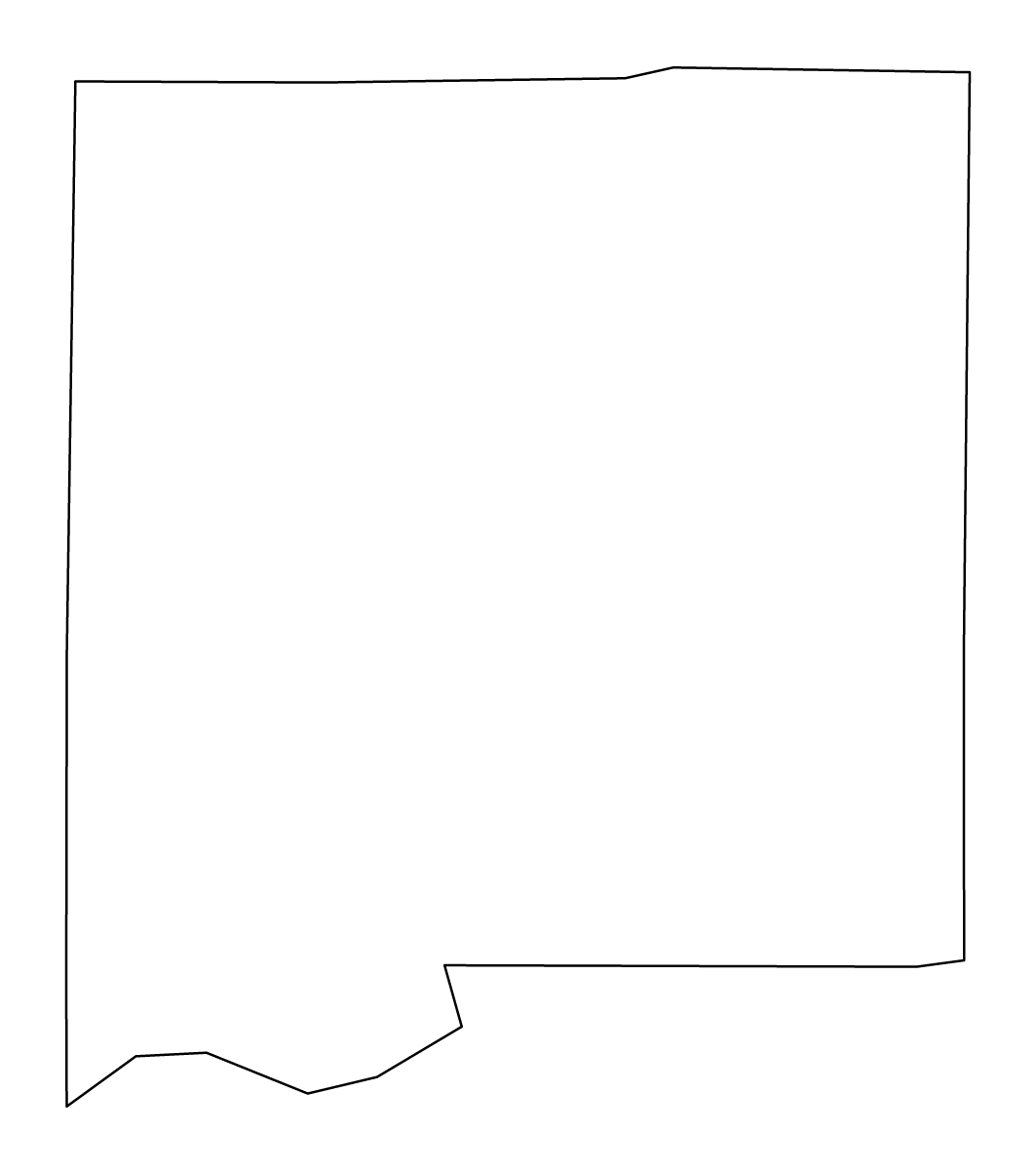 Mapa de contorno de Johnson, Illinois.