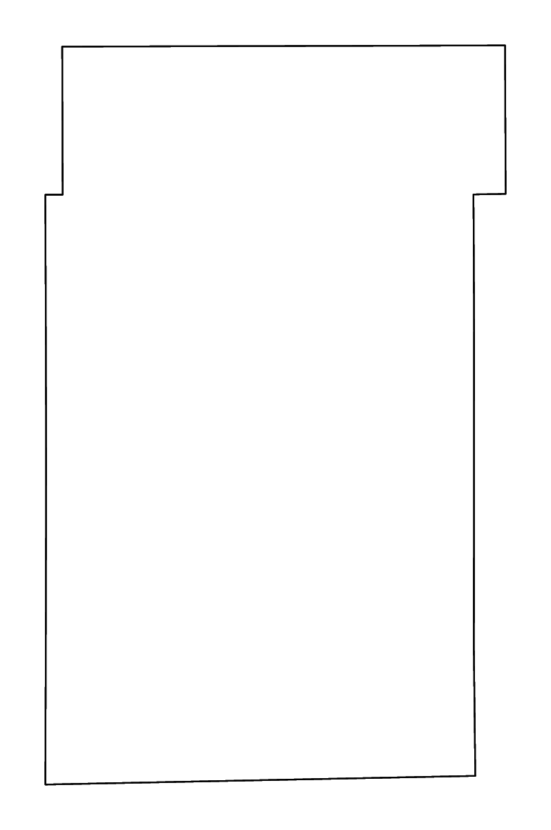 Mapa de contorno de Kane, Illinois con ríos.