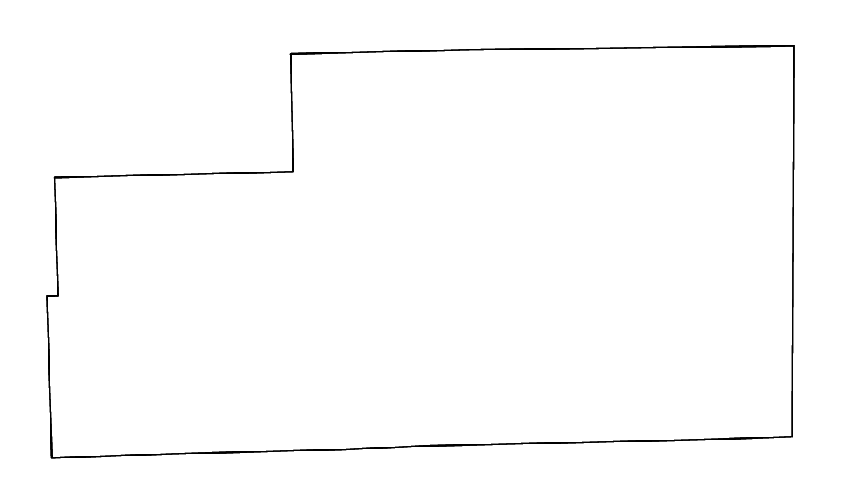 Mapa de contorno de Kankakee, Illinois con ríos.