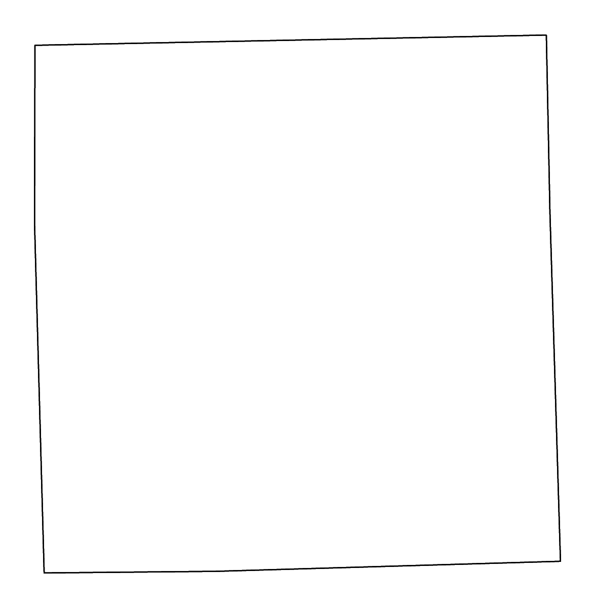 Mapa de contorno de Kendall, Illinois con ríos.