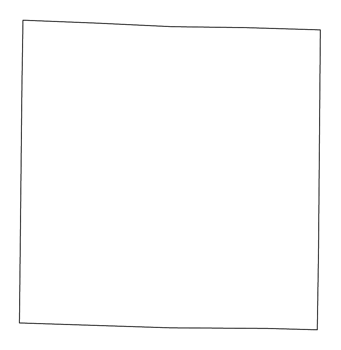 Mapa de contorno de McDonough, Illinois con ríos.