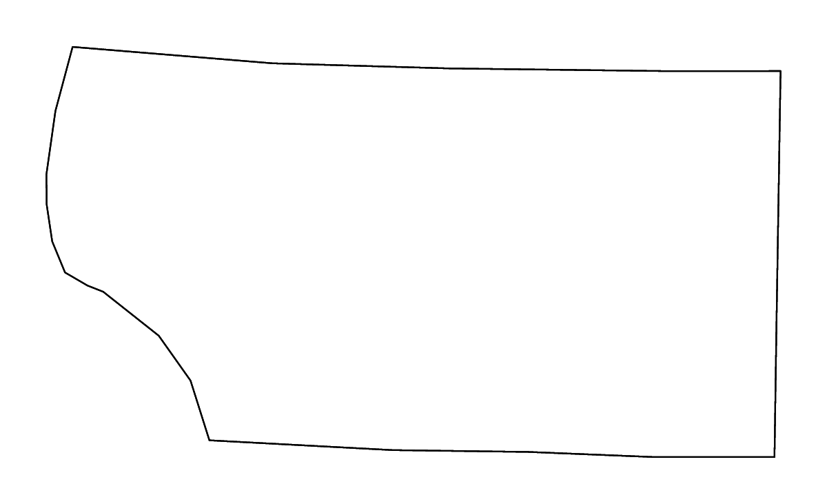 Mapa de contorno de Mercer, Illinois con ríos.