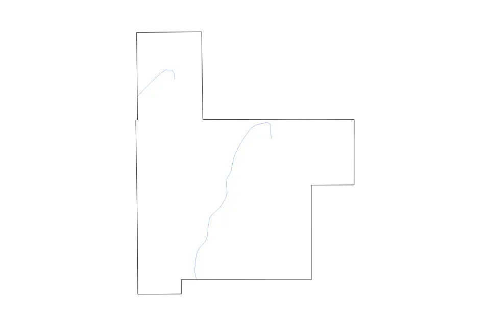 Mapa de Montgomery, Illinois de tipo contorno y ríos para América del Norte, con contorno y ríos con límites limpios.