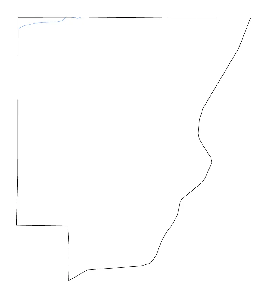 Peoria outline map preview