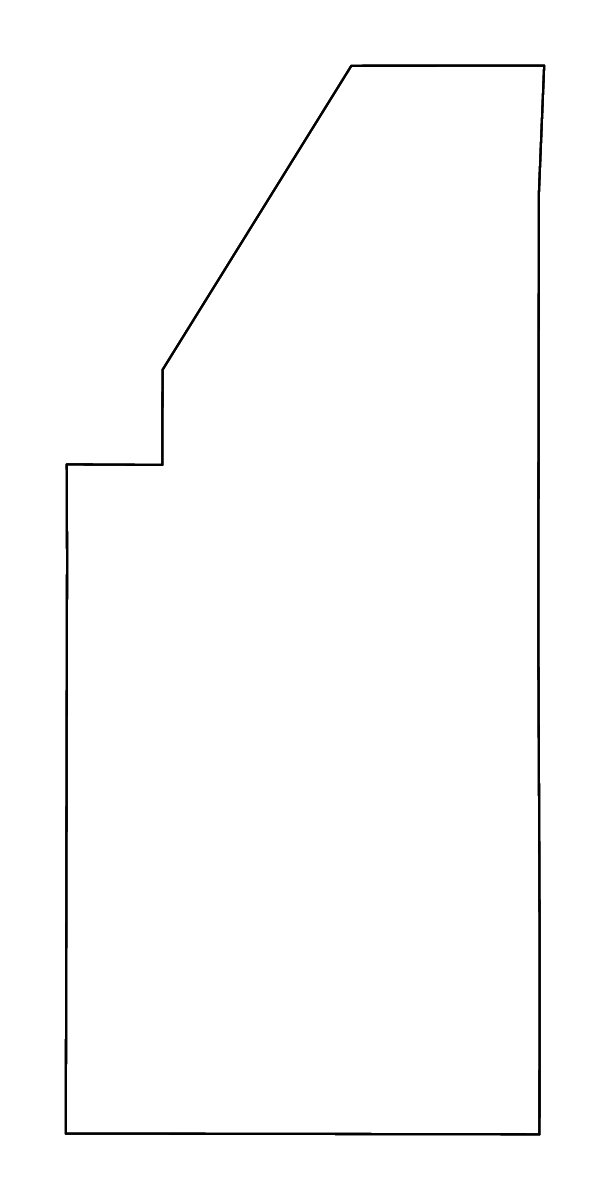 Mapa de contorno de Piatt, Illinois con ríos.