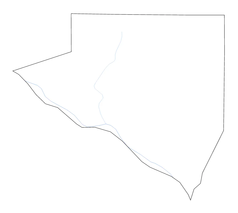Randolph outline map preview