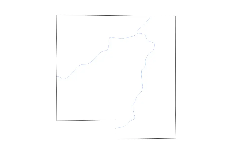 Mapa de Winnebago, Illinois de tipo contorno y ríos para América del Norte, con contorno y ríos con límites limpios.