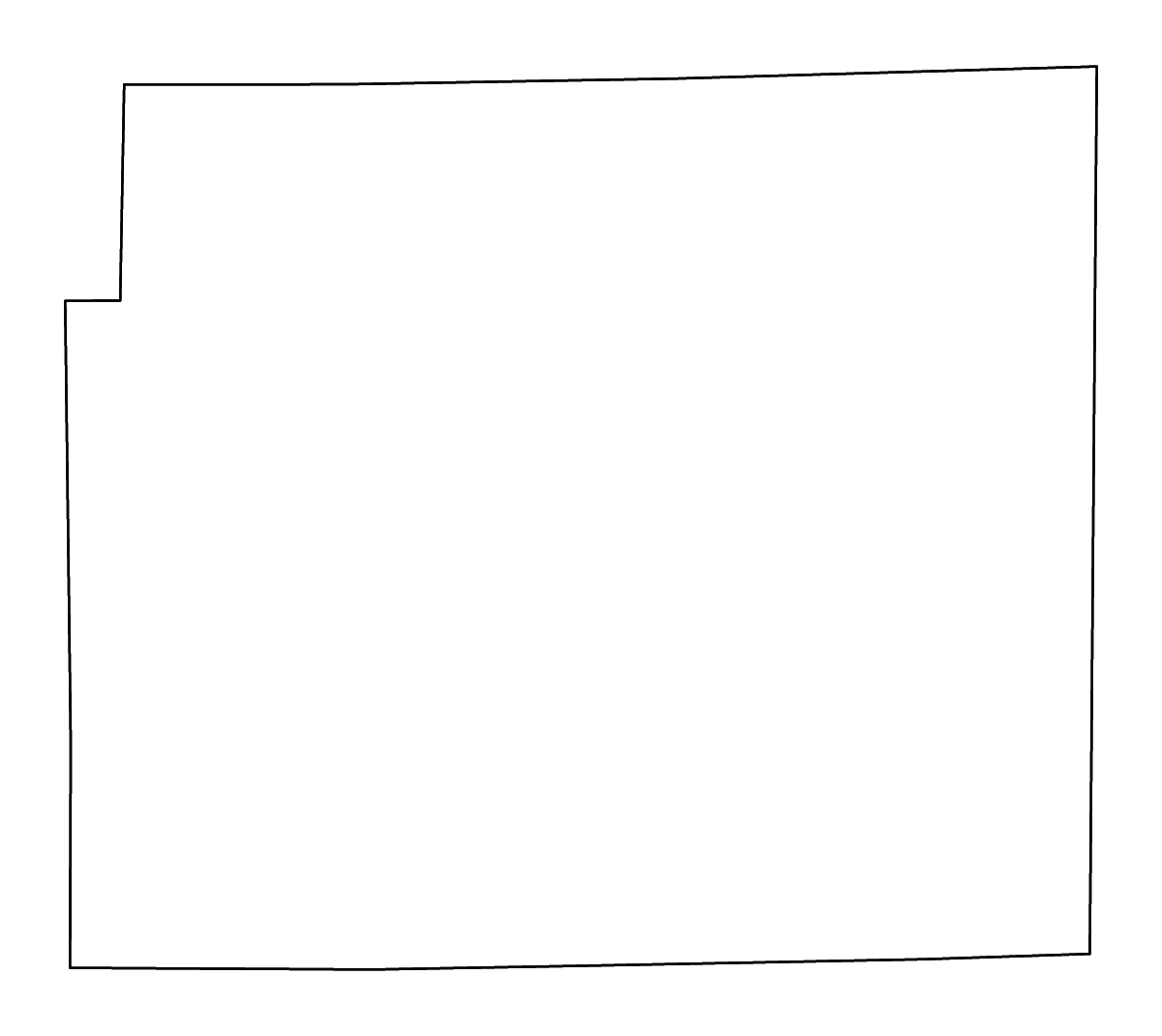 Mapa de contorno de Allen, Indiana con ríos.
