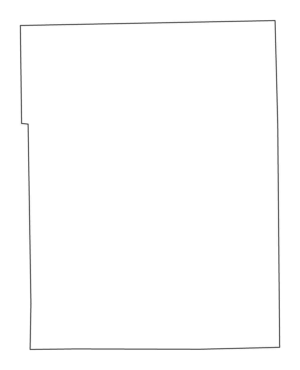 Mapa de contorno de Brown, Indiana.