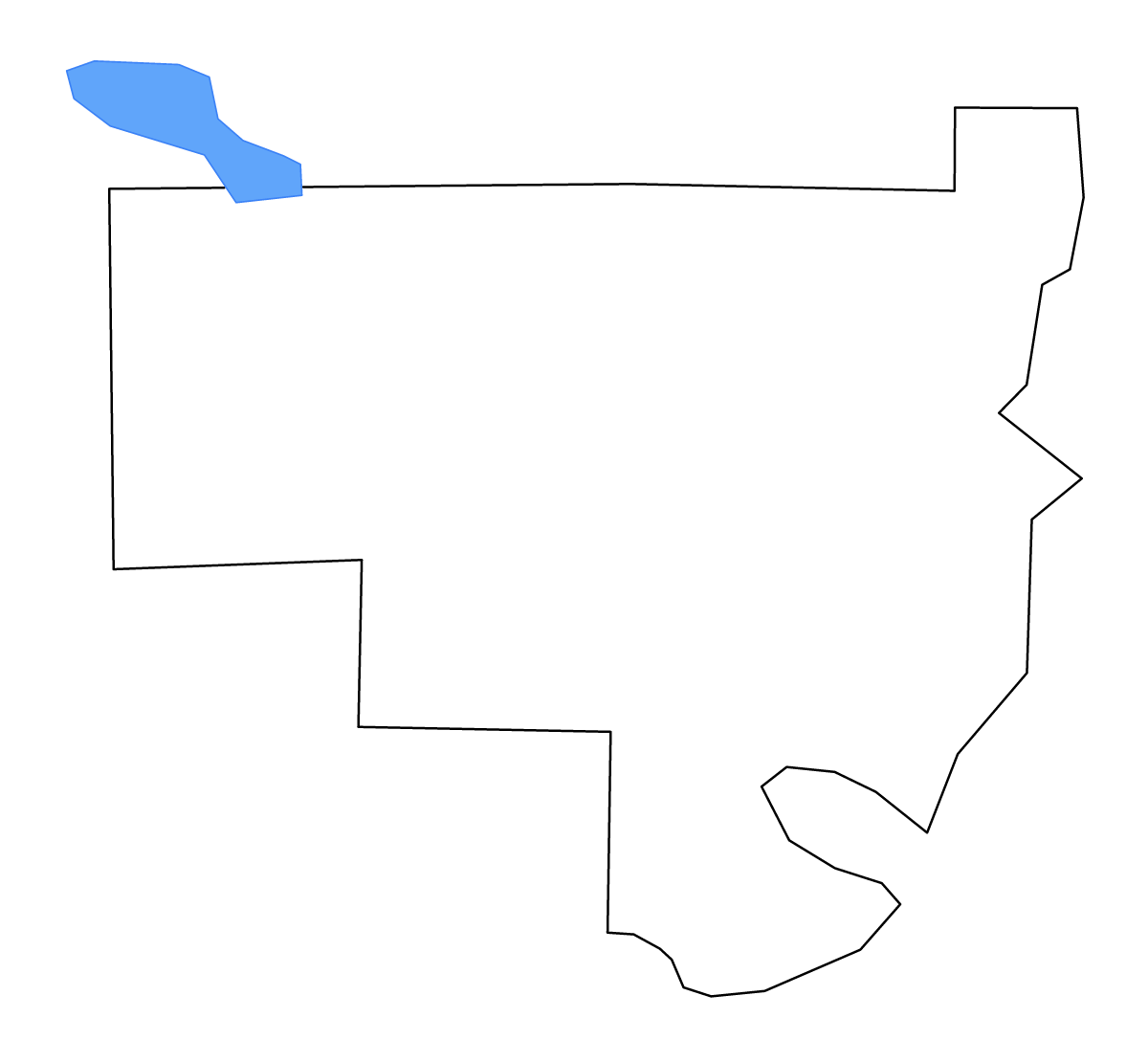 Mapa de contorno de Crawford, Indiana con lagos y ríos.