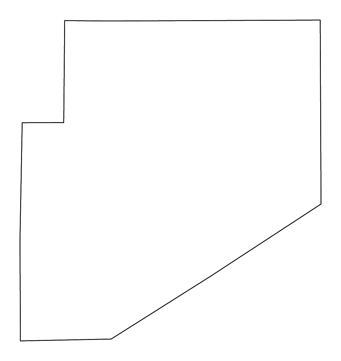 Mapa de contorno de Decatur, Indiana con ríos.