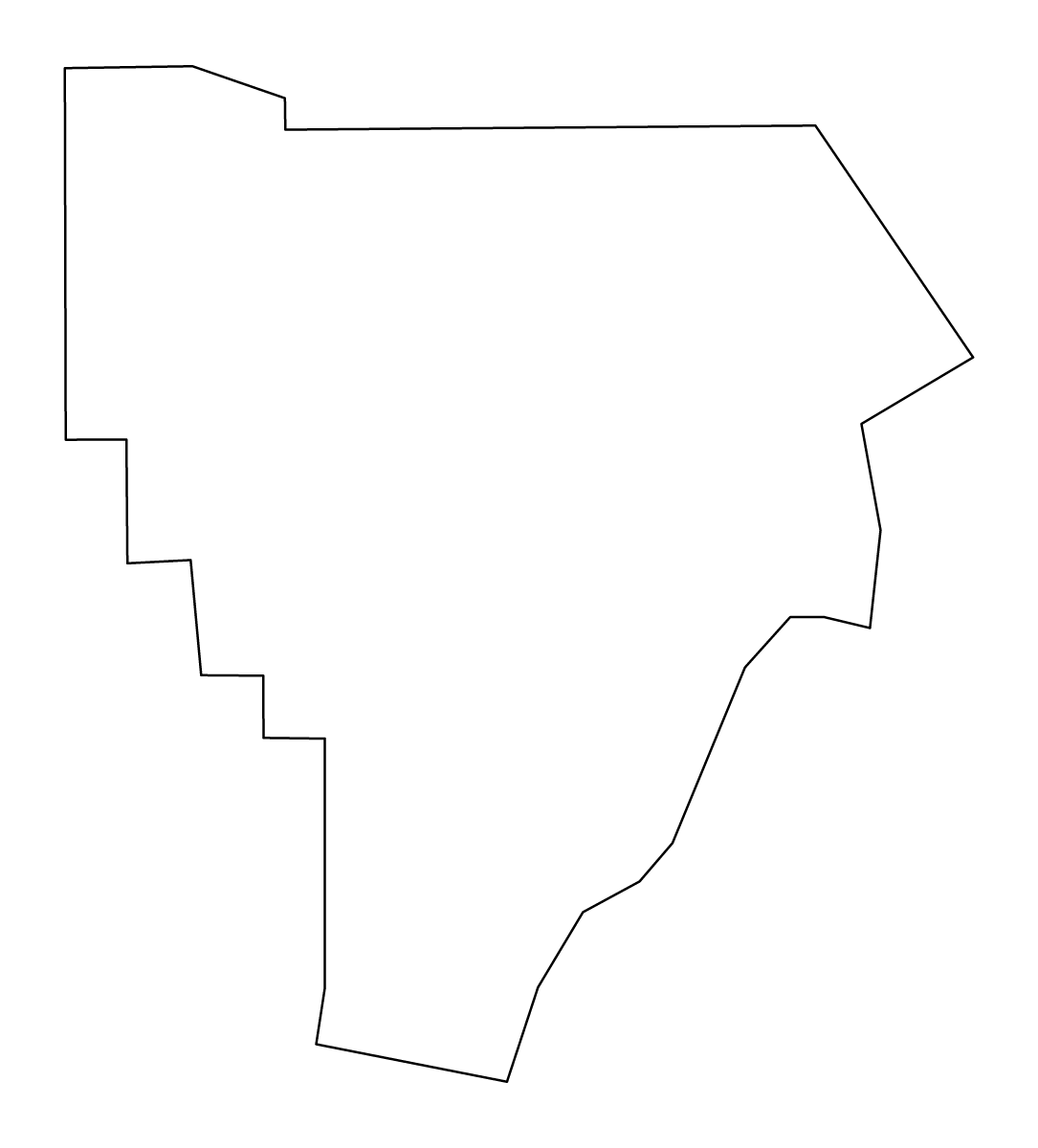 Carte de contour de Floyd, Indiana.