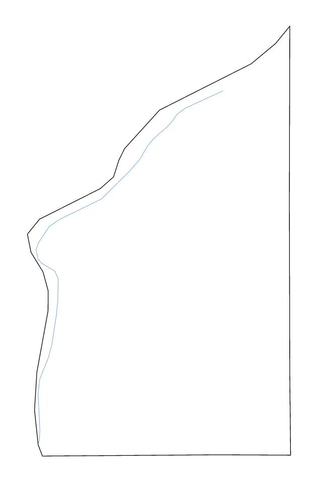 Fountain outline map preview