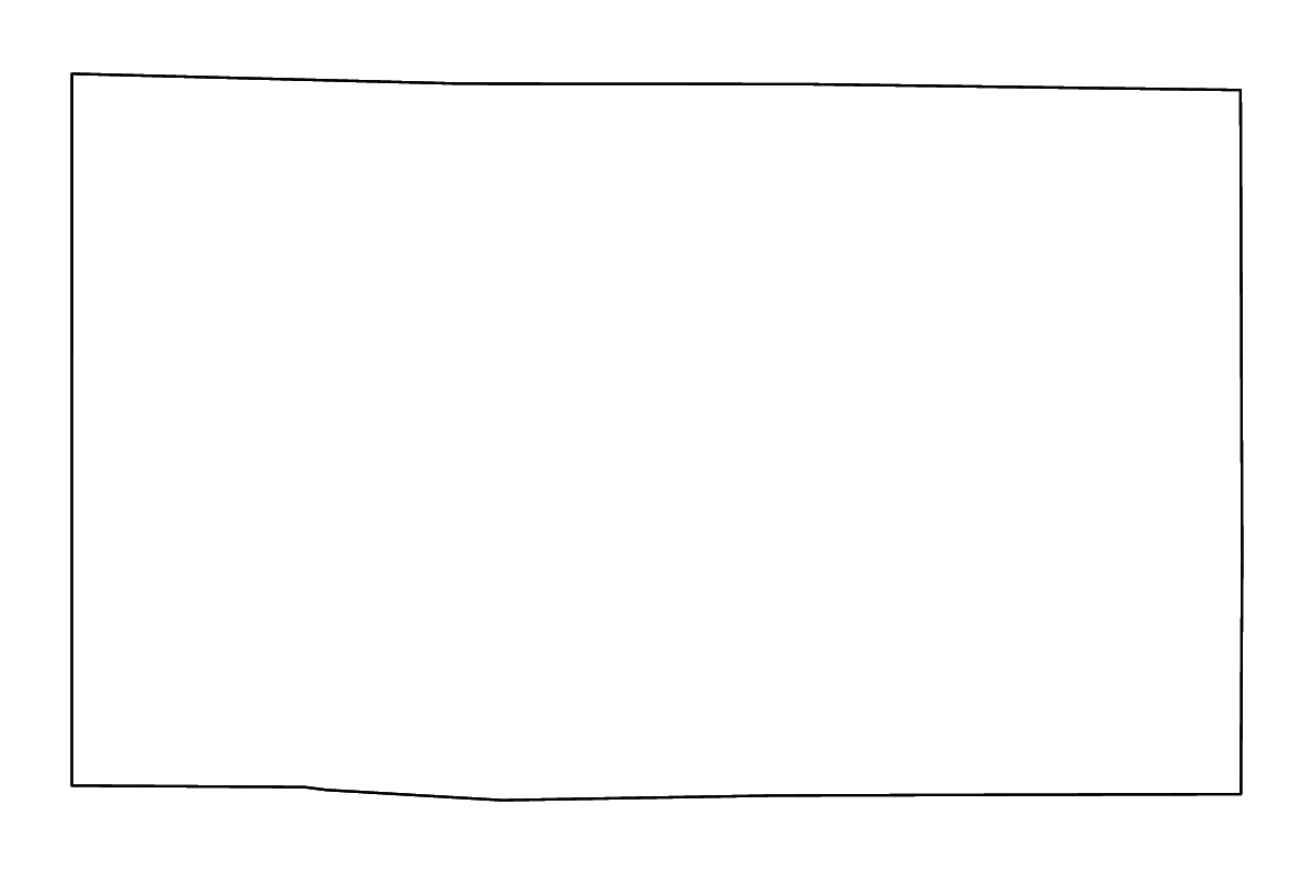 Mapa de contorno de Greene, Indiana con ríos.