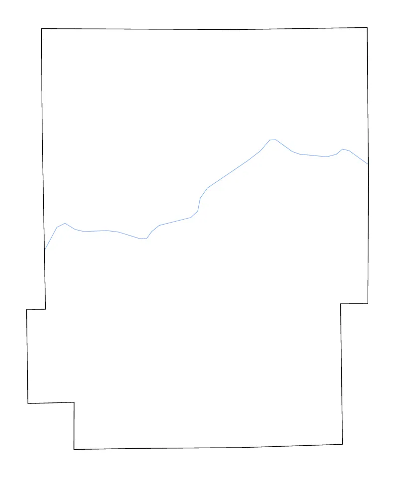 Kosciusko outline map preview