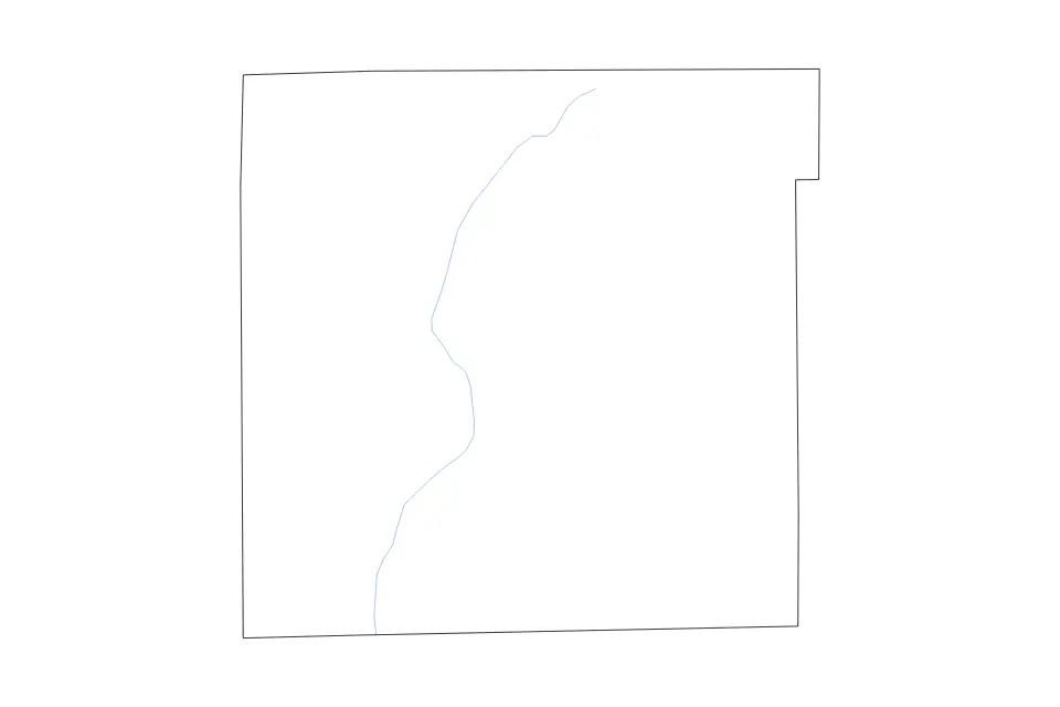 Mapa de Marion, Indiana de tipo contorno y ríos para América del Norte, con contorno y ríos con límites limpios.