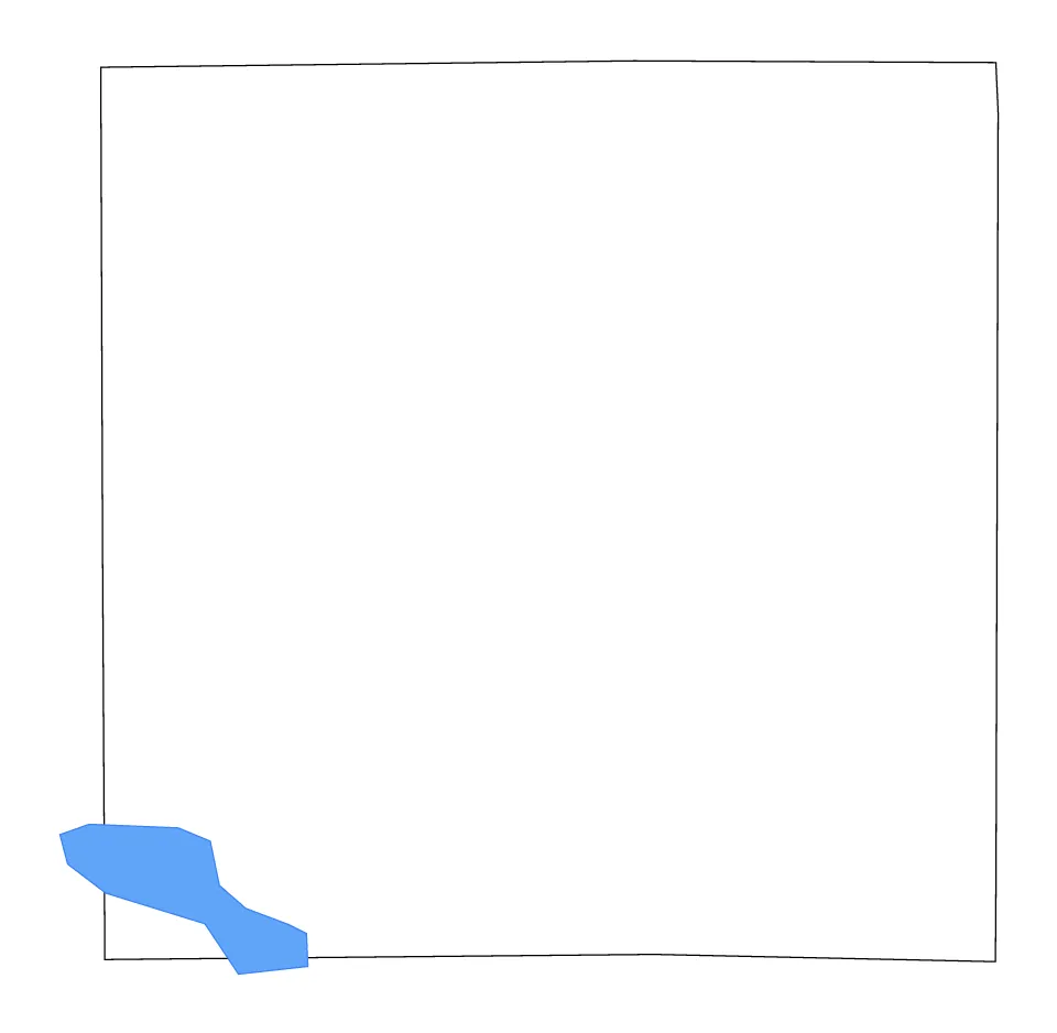 Orange outline map preview