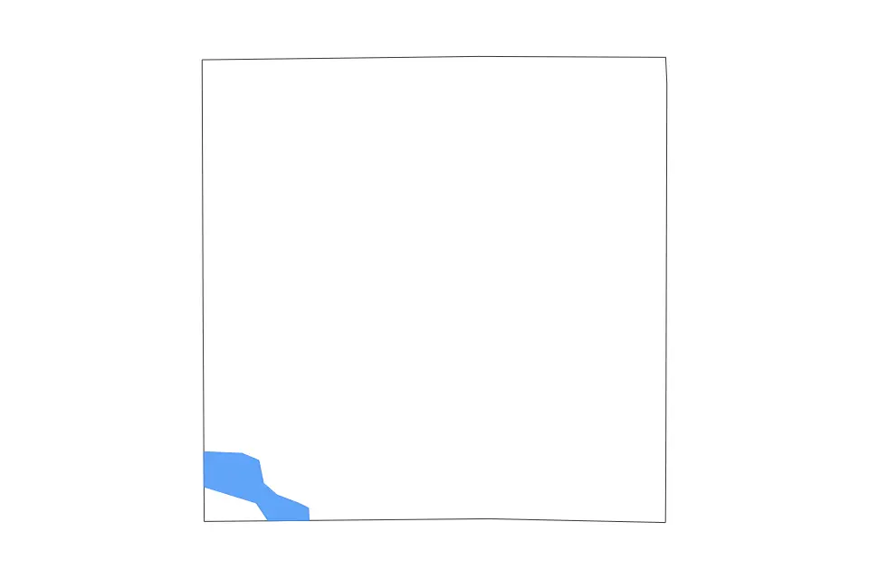 Mapa de Orange, Indiana de tipo contorno y lagos para América del Norte, con contorno y lagos con elementos de agua como Patoka Lake.
