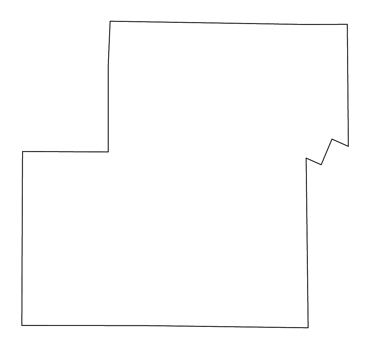 Mapa de contorno de Owen, Indiana con ríos.
