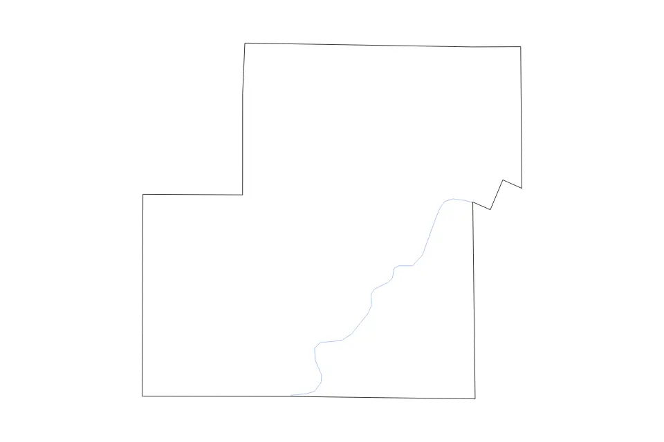 Mapa de Owen, Indiana de tipo contorno y ríos para América del Norte, con contorno y ríos con límites limpios.
