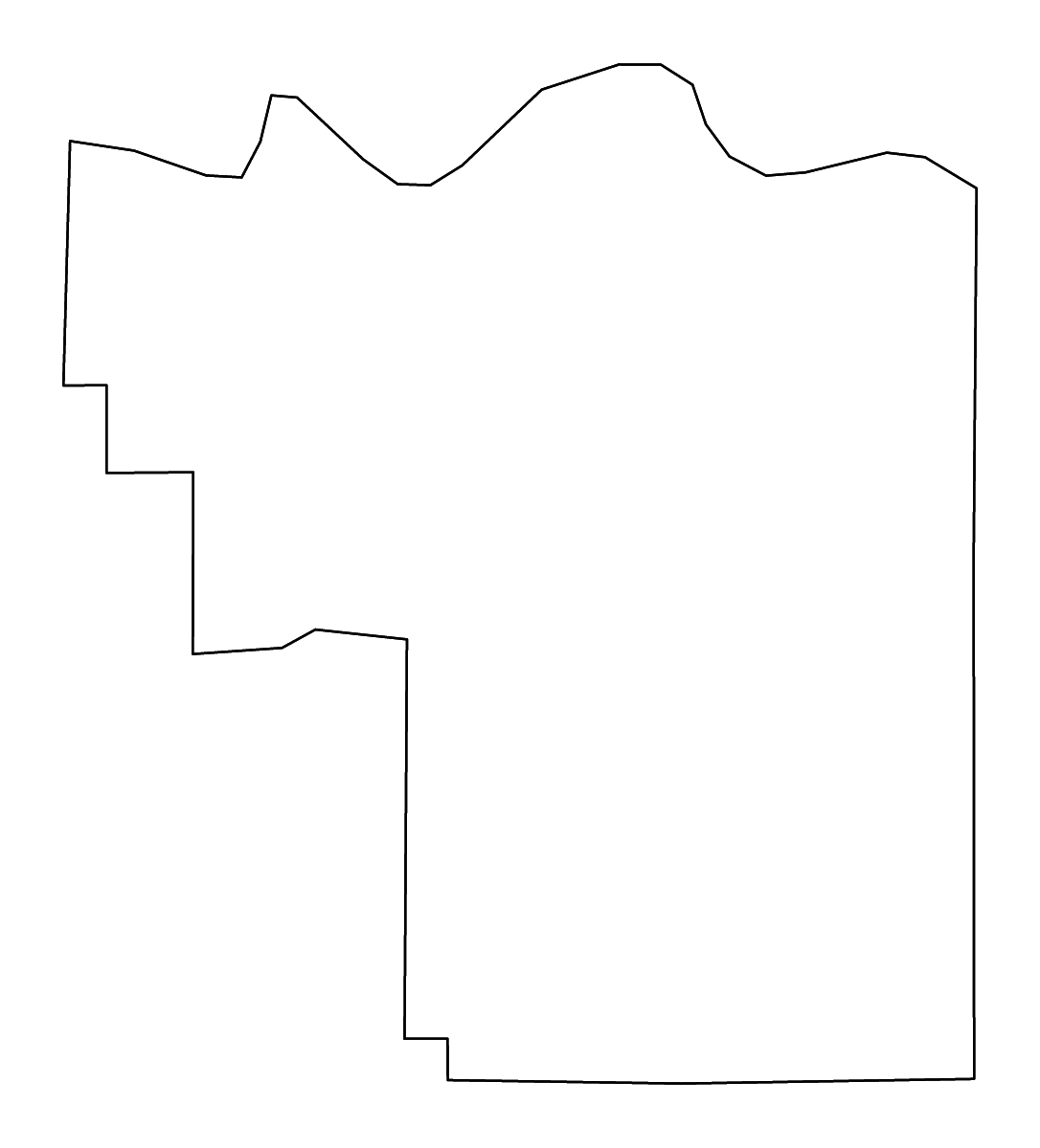 Mapa de contorno de Pike, Indiana con ríos.