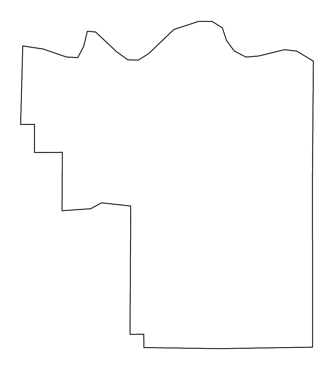 Mapa de contorno de Pike, Indiana con ríos.