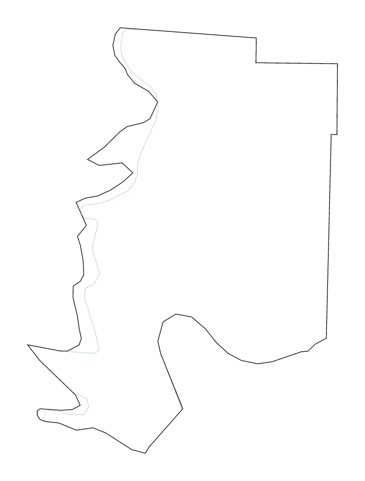 Posey outline map preview