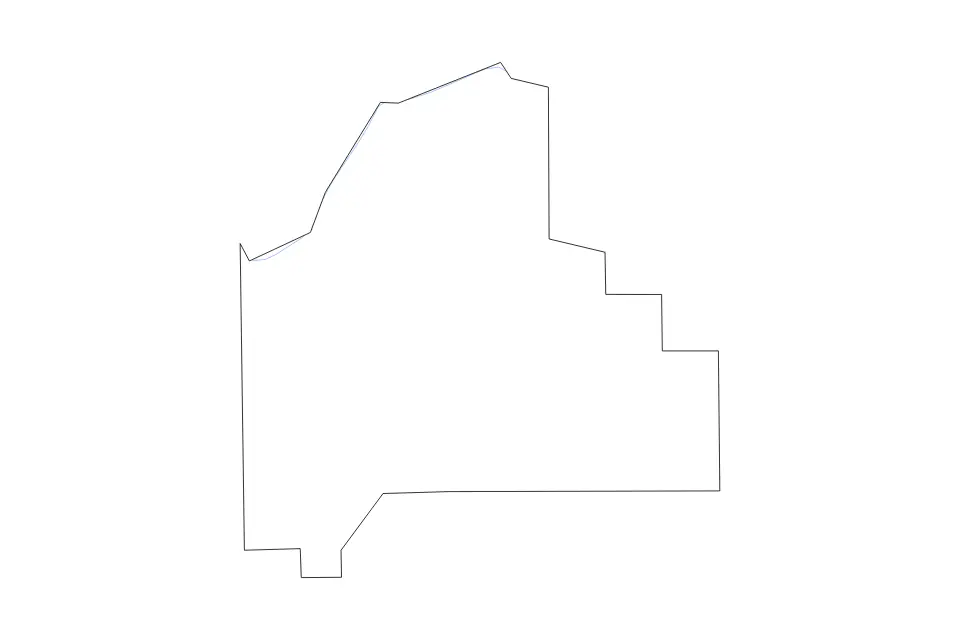 Carte de Scott, Indiana de type contour et rivières pour Amérique du Nord, montrant contour et rivières avec des limites nettes.