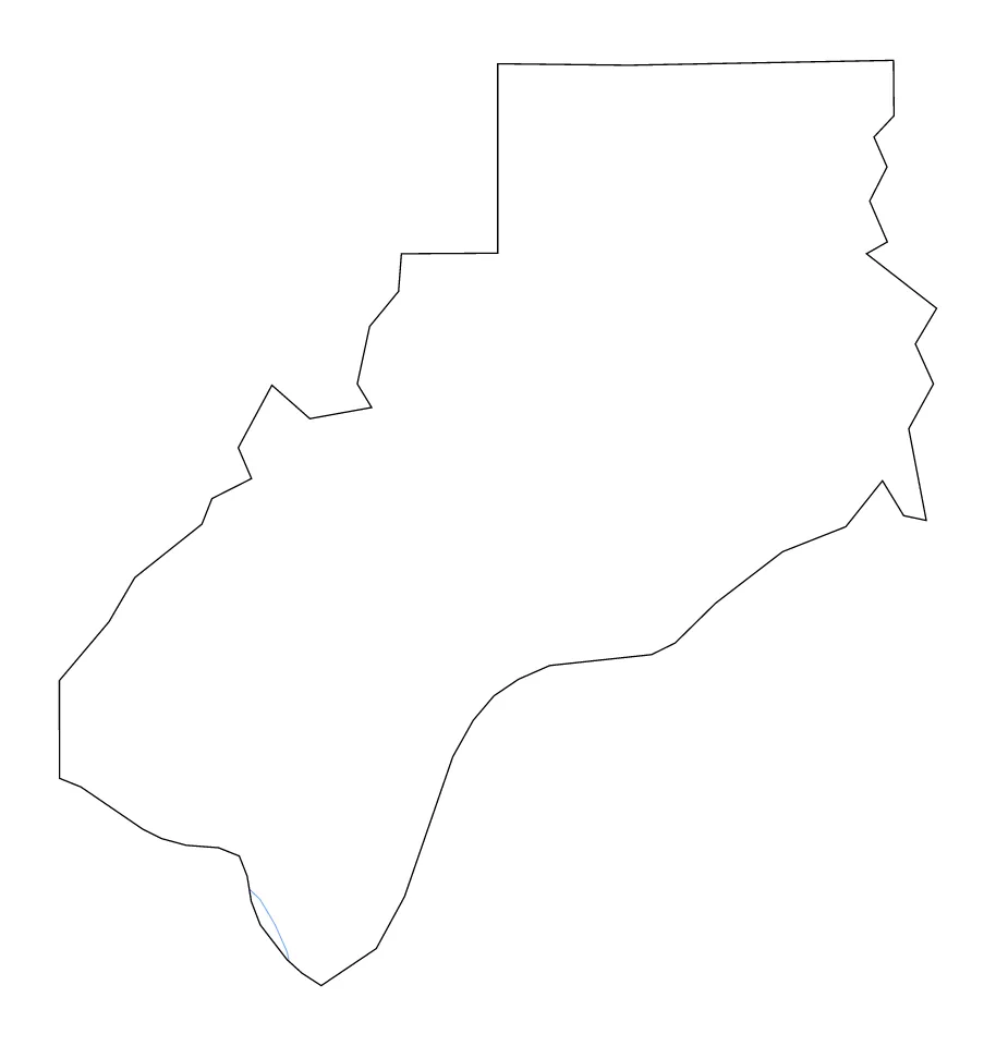 Spencer outline map preview