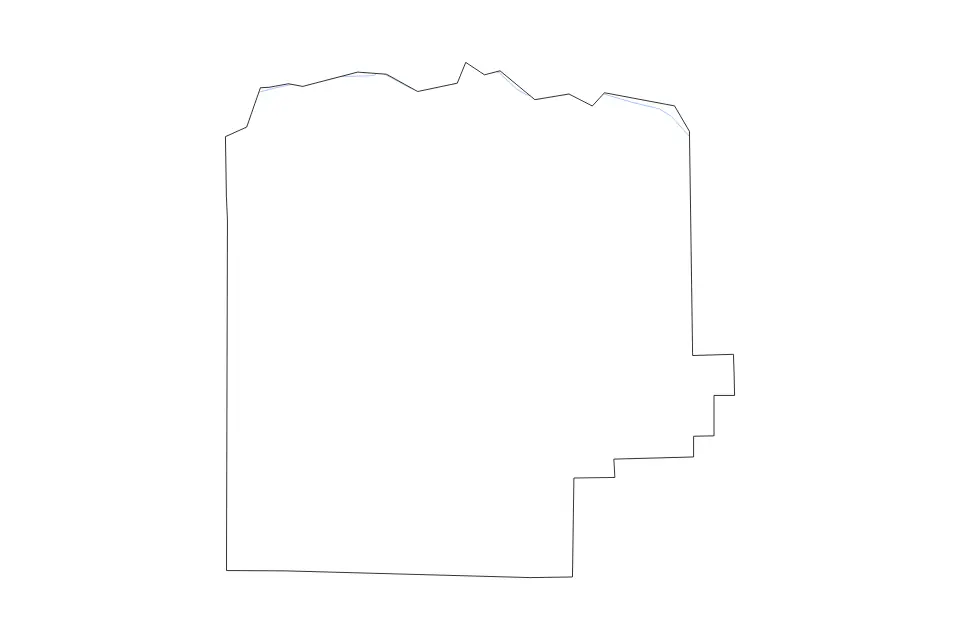 Mapa de Washington, Indiana de tipo contorno y ríos para América del Norte, con contorno y ríos con límites limpios.